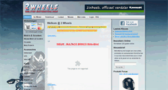 Desktop Screenshot of 2wheels.be